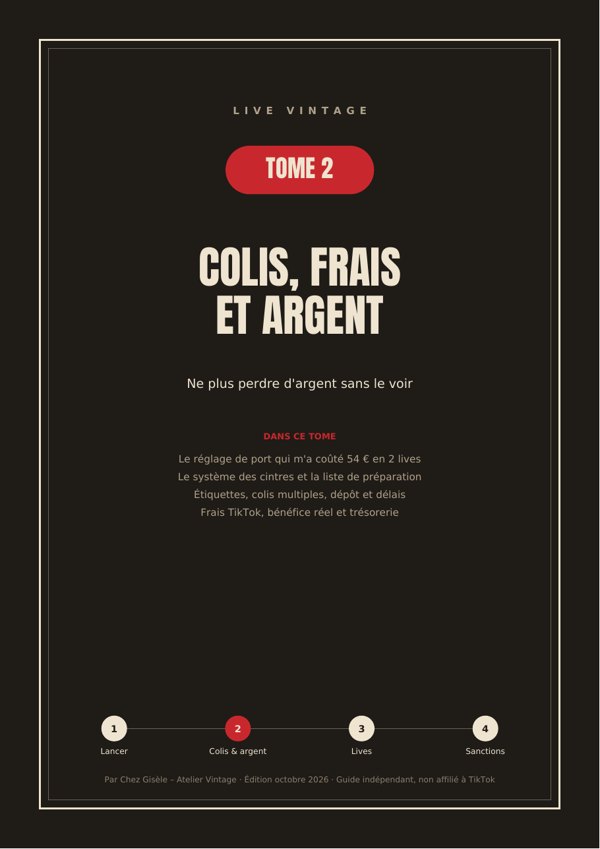 Tome 2 : colis, frais et argent