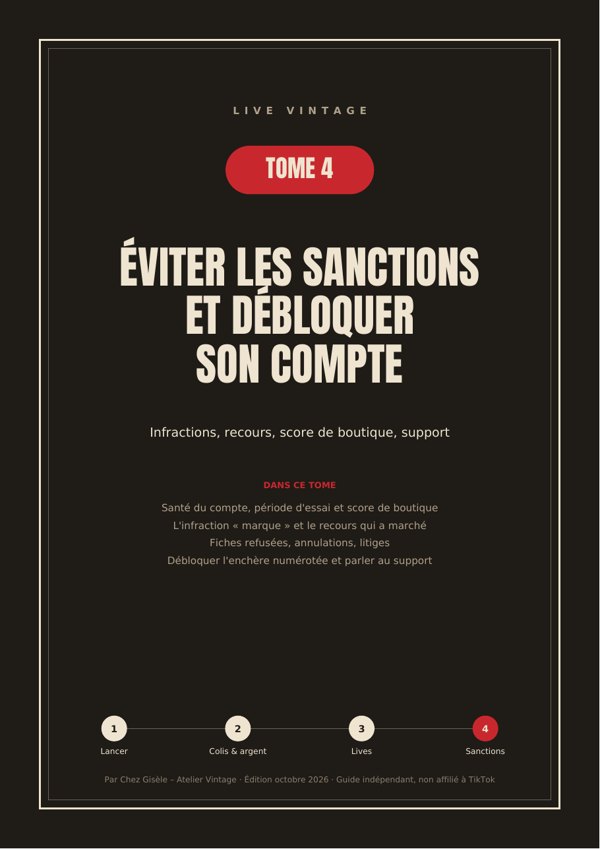 Tome 4 : éviter les sanctions
